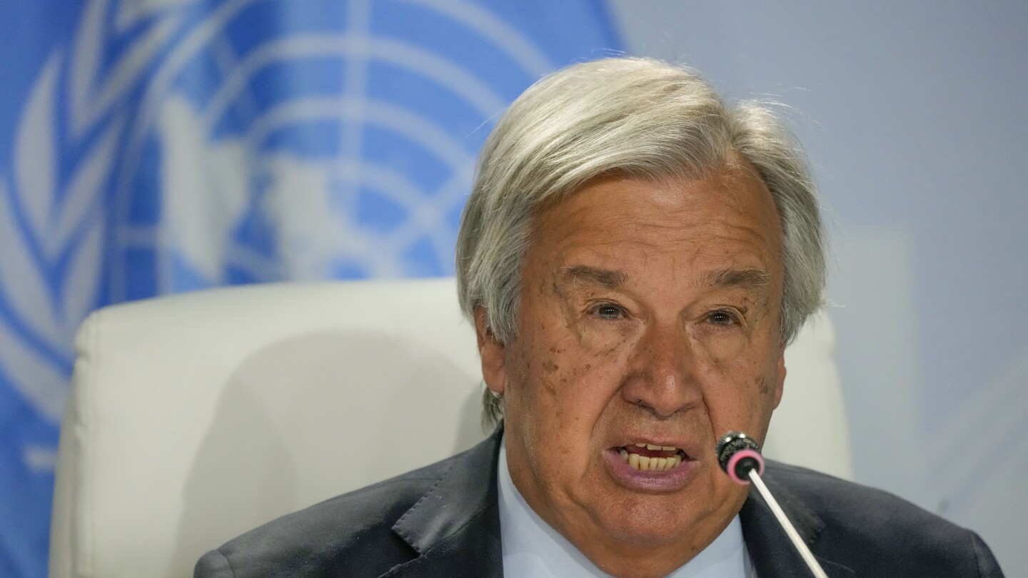 ОБЕДИНЕНИ НАЦИИ АП — Шефът на ООН предупреди във вторник