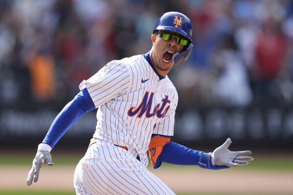 Vientos a huge hit immediately for Mets in return from surprise demotion to  minors | AP News