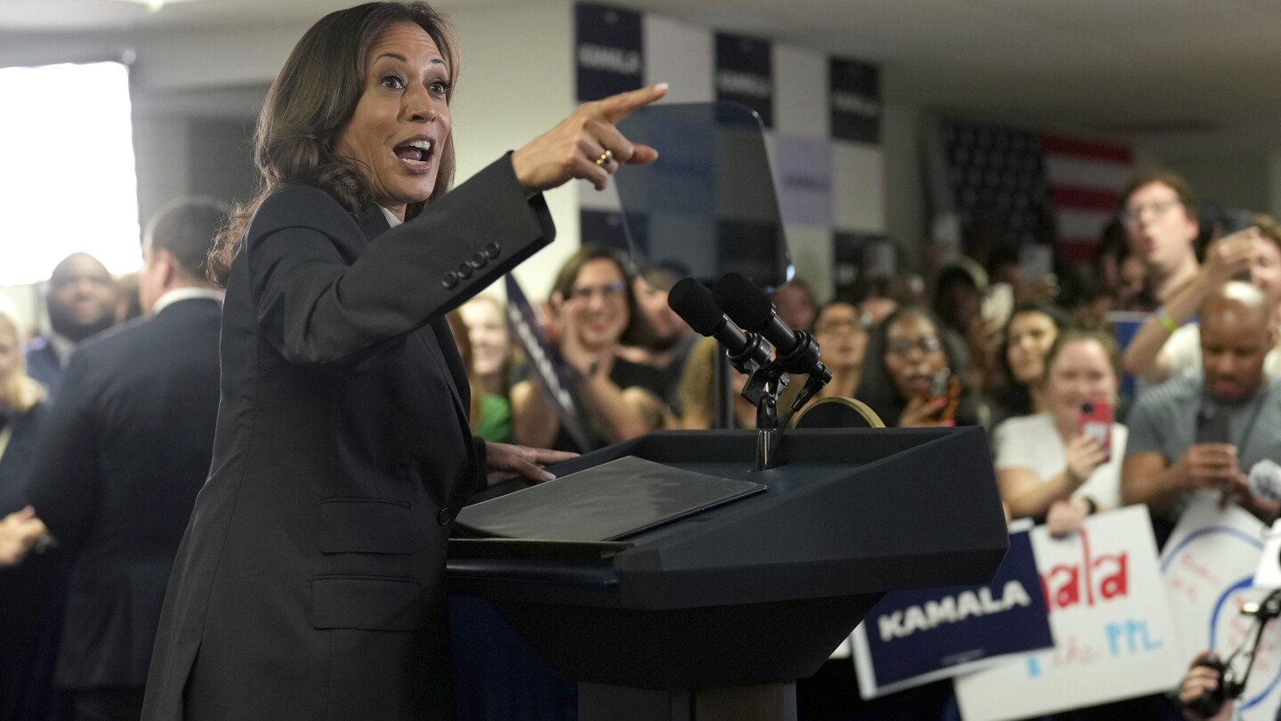 Election 2024: Harris has enough support to become Democratic presidential nominee: AP poll
