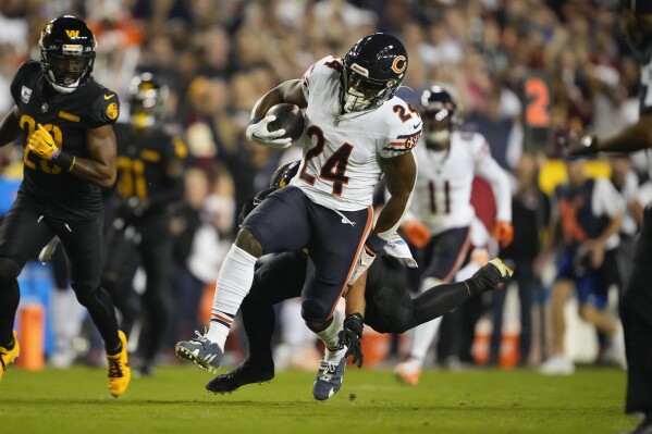 Bears put RB Khalil Herbert on injured reserve - Chicago Sun-Times