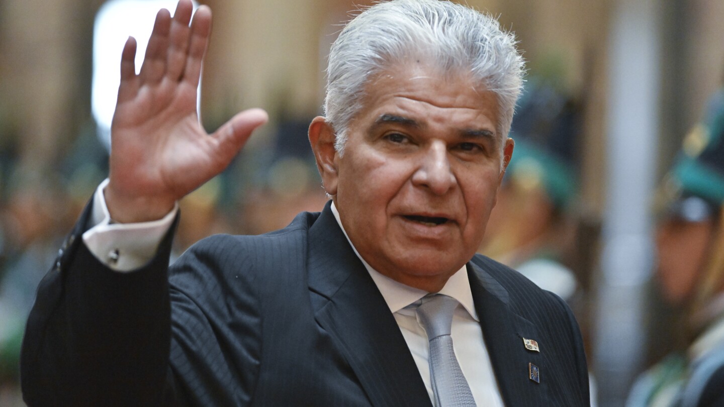 Panama president calls Trump's talk of 'reclaiming' the Panama Canal a lie