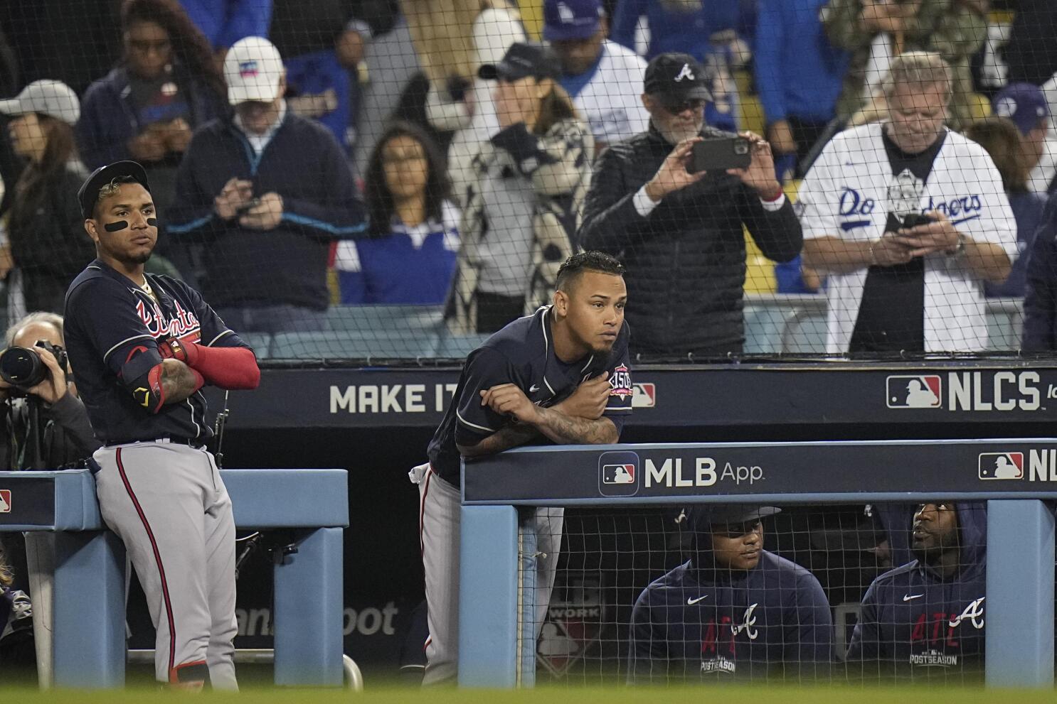 Braves beat Dodgers in NLCS as MLB allows fans for first time this season, MLB