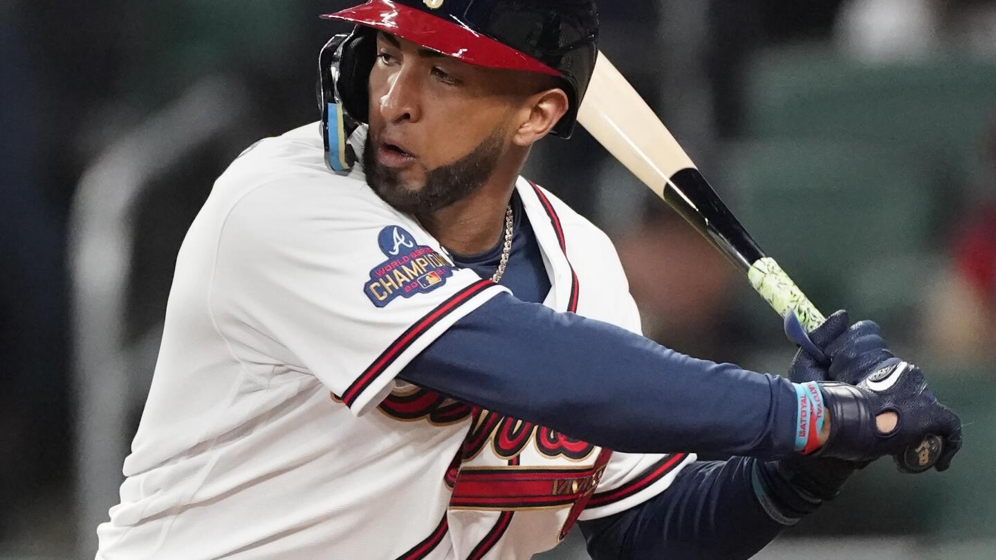 Atlanta Braves OF Eddie Rosario placed on IL with blurred vision, swelling  in right retina