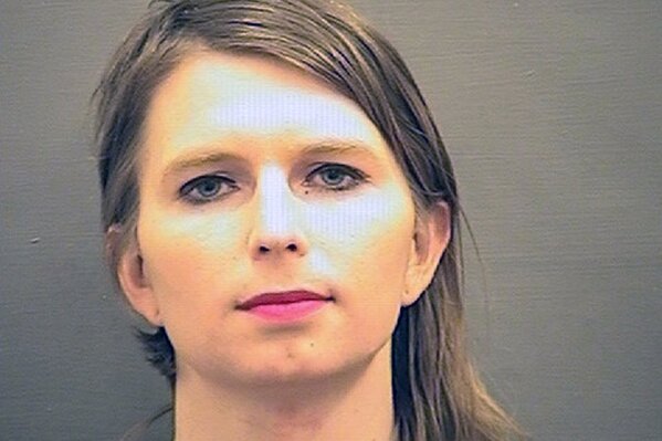 
              FILE - This undated booking photo provided by the Alexandria Sheriff's Office, in Virginia, shows Chelsea Manning. A federal appeals court on Monday, April 22, 2109, rejected a bid by former Army intelligence analyst Chelsea Manning to be released from jail for refusing to testify to a grand jury investigating Wikileaks. (Alexandria Sheriff's Office via AP, File)
            