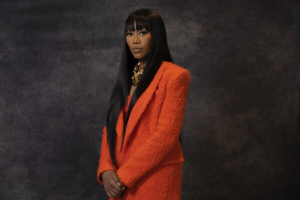 Muni Long poses for a portrait on Monday, Sept. 9, 2024, in New York. (AP Photo/Gary Gerard Hamilton)