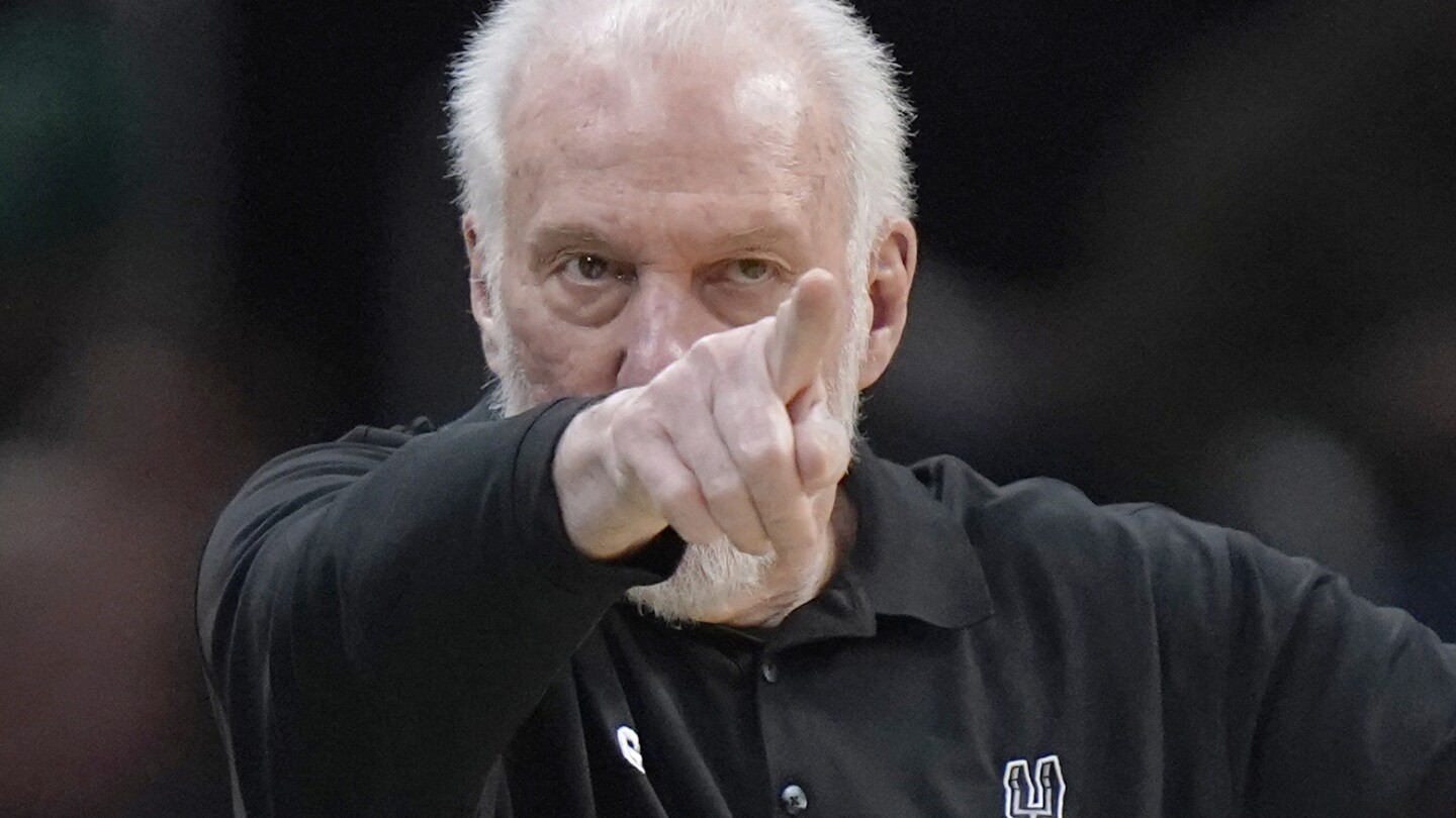 Some key moments in the career of San Antonio coach Gregg Popovich