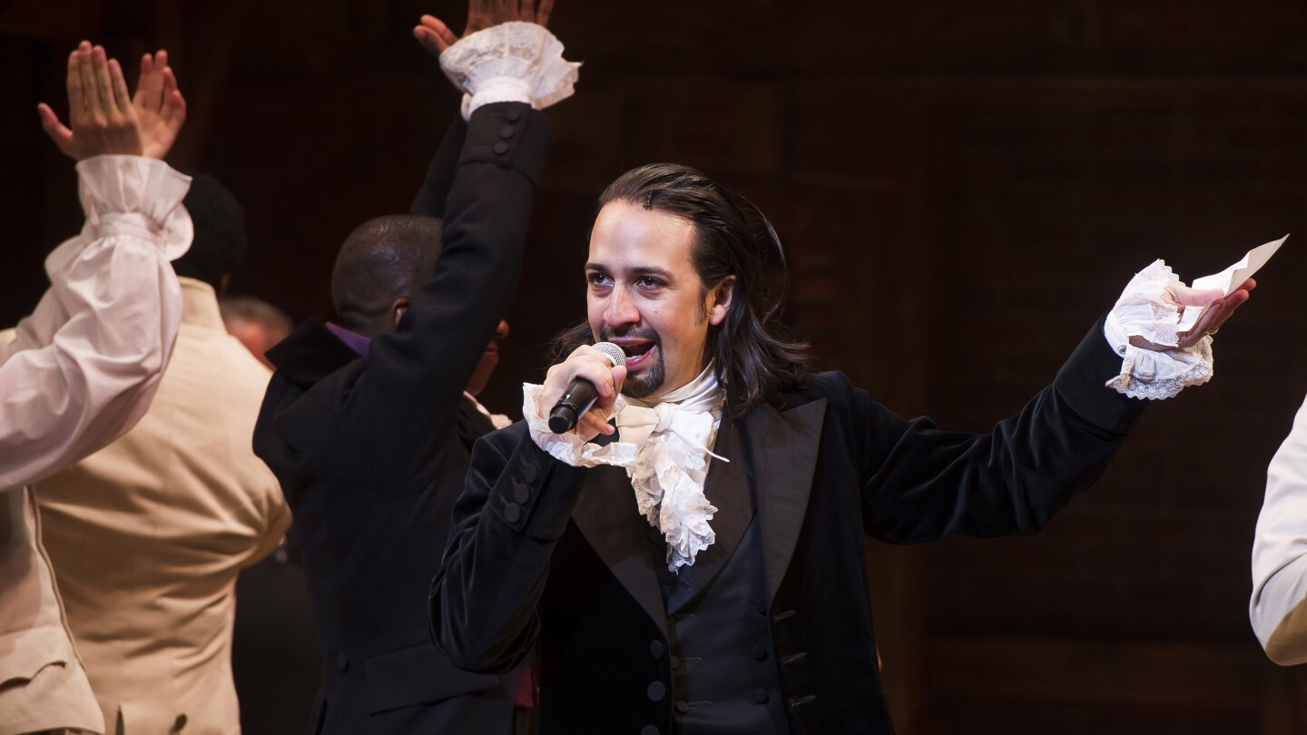 Broadway musical 'Hamilton' cancels plans to play the Kennedy Center in 2026