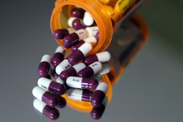 Pharmaceuticals are seen in North Andover, Mass., on June 15, 2018. President Donald Trump’s plan to change the pricing model for some medications is facing fierce criticism from the pharmaceutical industry before he’s even signed an executive order he says will lower the costs of drugs. (AP Photo/Elise Amendola, file)