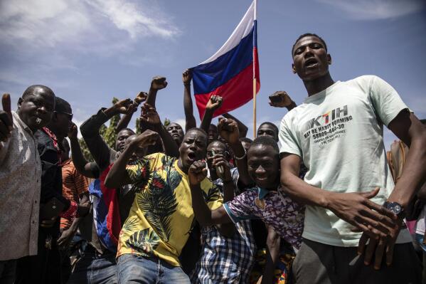 Demonstrators in Burkina Faso protest France and ECOWAS while