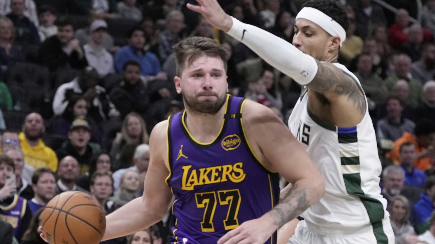Luka Doncic won't play Friday in Denver, joining LeBron James on Lakers' injury list