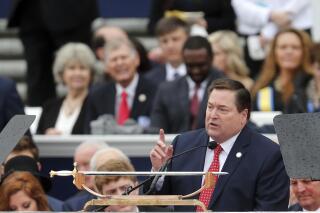 FILE - Lt. Gov. Billy Nungesser speaks during the inauguration ceremony at the state Capitol on Jan. 13, 2020, in Baton Rouge, La. Nungesser confirmed on Tuesday, Aug. 9, 2022, that he plans to join the 2023 Louisiana gubernatorial race. (AP Photo/Brett Duke, File)