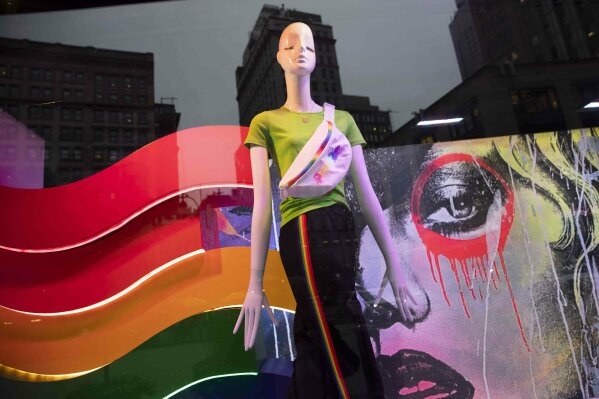 Macy's Pride Windows Combine Color with Historical Photographs