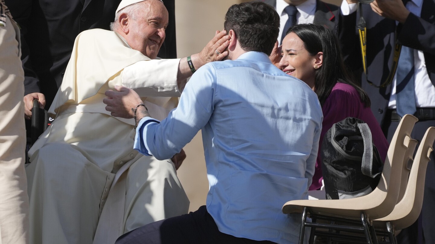 Pope approves blessings for same-sex {couples} if the rituals don't resemble marriage