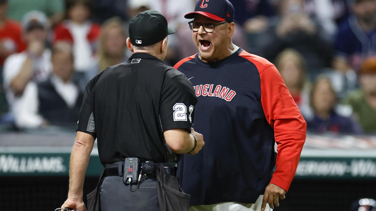 Cleveland Guardians manager Terry Francona discusses arguing with umpires