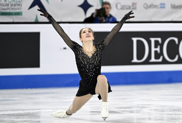 Japan's Sakamoto three-peats as women's figure skating world