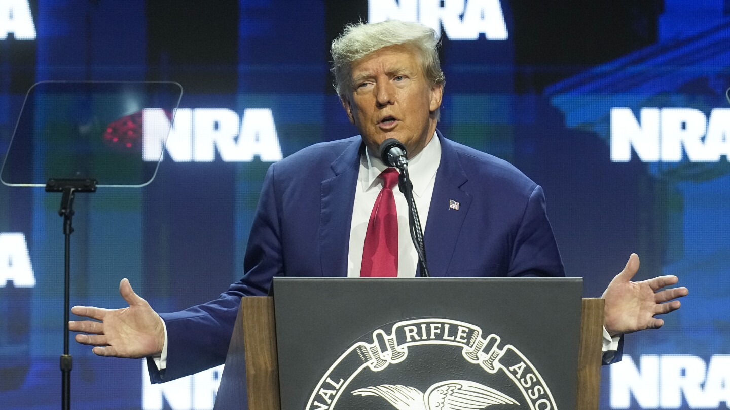 特朗普将向全国步枪协会发表讲话。 他称自己是枪支拥有者最好的总统
