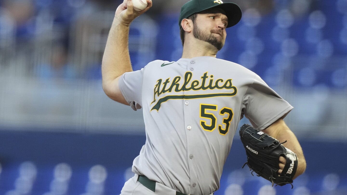 Gunnar Hoglund wins MLB debut, Athletics defeat Marlins 6-1