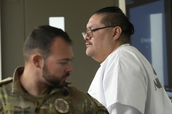 Death row inmate Taberon Honie arrives for a Utah Board of Pardons commutation hearing Tuesday, July 23, 2024, at the Utah State Correctional Facility, in Salt Lake City. (ĢӰԺ Photo/Rick Bowmer, Pool)