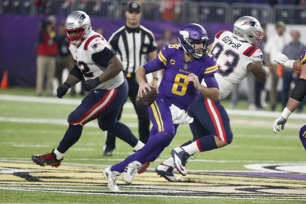 Minnesota Vikings running back Dalvin Cook walks on the field before an NFL wild  card playoff football game against the New York Giants, Sunday, Jan. 15,  2023, in Minneapolis. (AP Photo/Charlie Neibergall