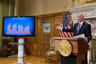 FILE - In this Tuesday, June 29, 2021 file photo, Arkansas Gov. Asa Hutchinson talks about COVID-19 vaccinations at the state Capitol in Little Rock, Ark. Hutchinson, called a special legislative session in early August 2021, asking lawmakers to carve out an exception for schools in a bill to ban mask mandates. They declined. The law is currently blocked by an Arkansas judge who deemed it unconstitutional. Legal battles are ongoing in other states as well, including Missouri, where a St. Louis County mask mandate is in dispute. (AP Photo/Andrew Demillo)