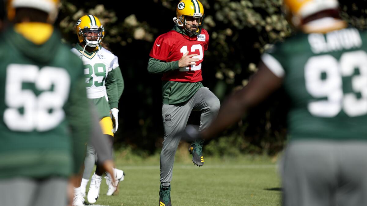 Rodgers eager to air it out in Packers' 1st London game