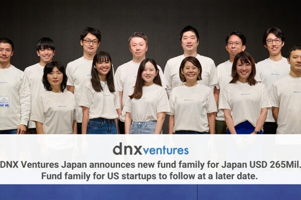 DNX Ventures announces new fund family for investing in startups in Japan. Fund family for US startups to follow at a later date. Pictured: DNX Japan team