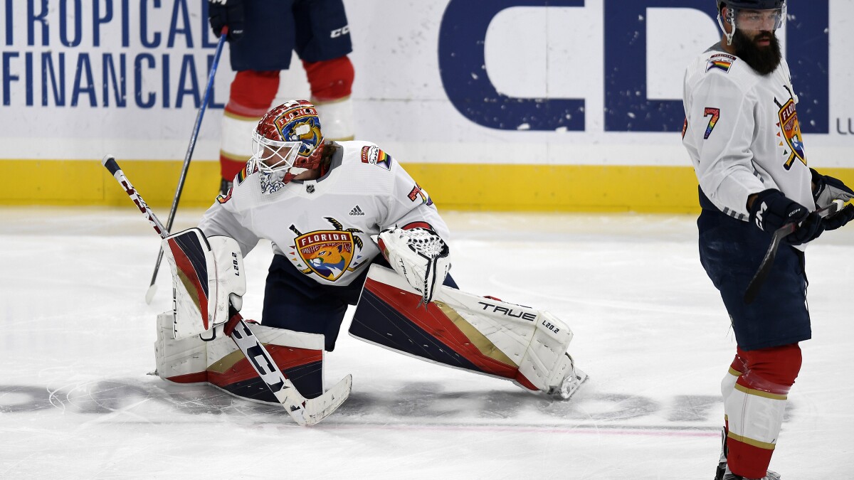 James Reimer, after Pride jersey flap, could play vs. Edmonton Oilers