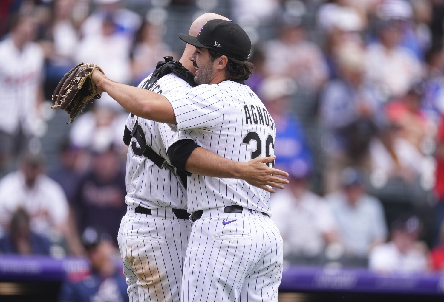 Rockies get to celebrate a win after losing 16 of 17, including 8 in a row