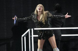 FILE- Fan frustration over getting tickets to Taylor Swift’s tour prompted Congressional hearings and multiple bills in state legislatures. Consumer advocates in California say they are disappointed legislation in California has been watered down to solely banning hidden fees, a practice most major industry players have already committed to do.