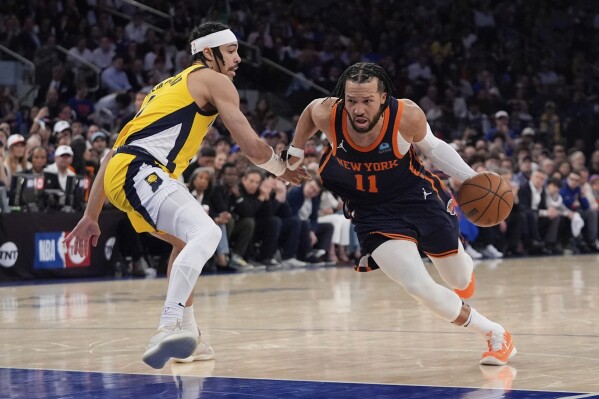 Jalen Brunson sparks Knicks past Pacers for 2-0 lead in East semifinals