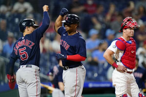 Devers, Santana go deep, Red Sox beat Phillies 11-3