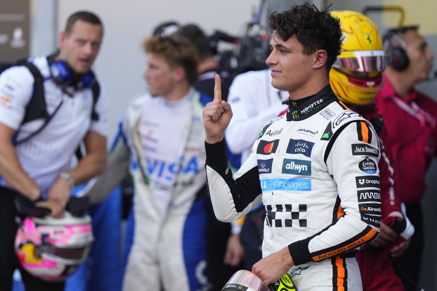 Lando Norris qualifies on pole for Monaco GP in record time