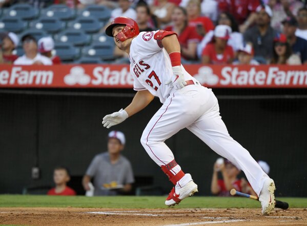 Angels' star Mike Trout joins select company by winning his 3rd