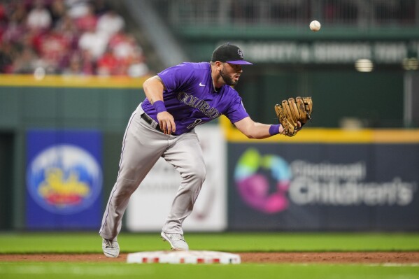 Angels acquire Mike Moustakas from Rockies after blowout win in Denver