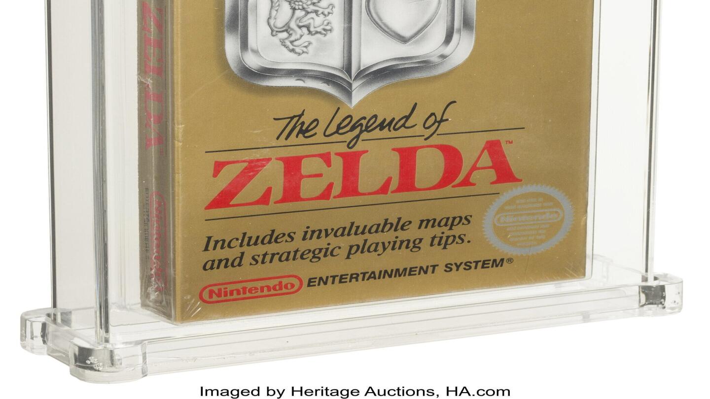 Unopened Legend of Zelda game from 1987 sells for $870,000