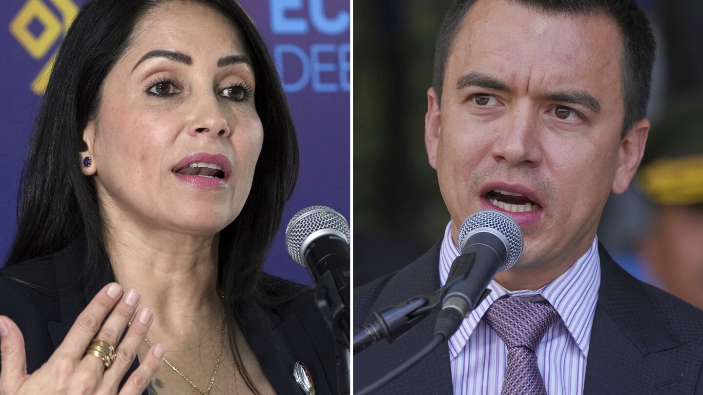 Ecuador vota entre girar a la izquierda con González o avalar cuatro años más la mano dura de Noboa