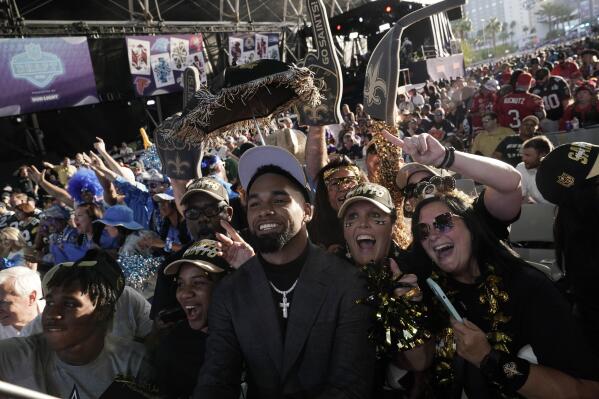 New Orleans Saints select Ohio State receiver Chris Olave with 11th pick in  NFL Draft