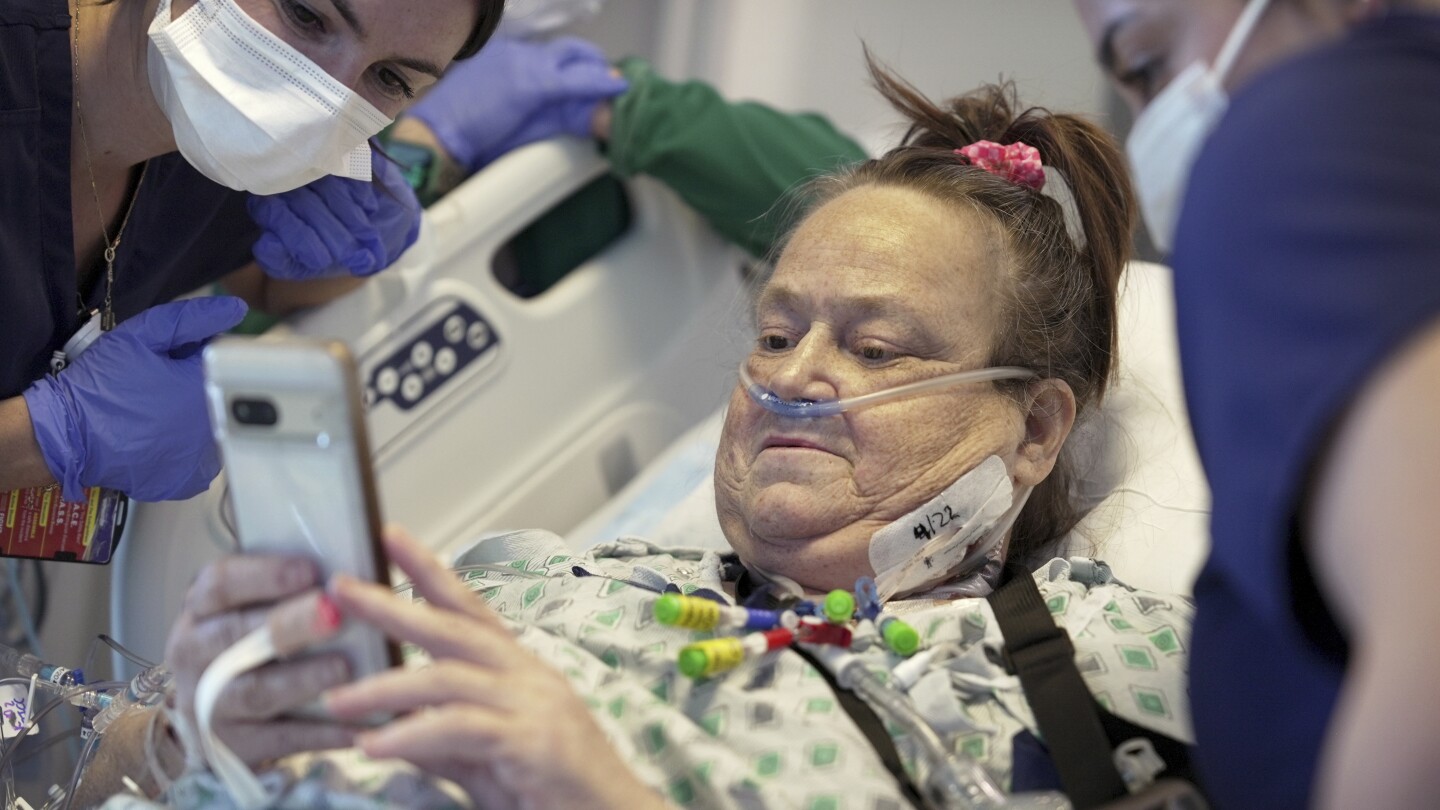 ВАШИНГТОН AP — Жена на която беше трансплантиран свински бъбрек