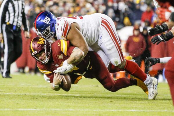 Giants' push for playoffs starts vs. Commanders