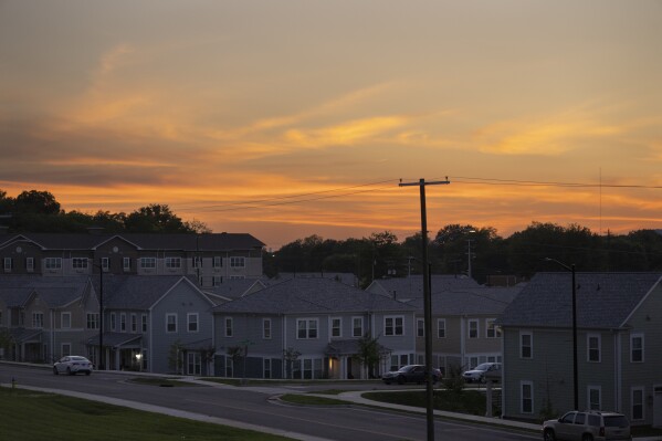 A view of the Five Points neighborhood Friday, Aug. 4, 2023 in Knoxville, Tenn. (AP Photo/George Walker IV)
