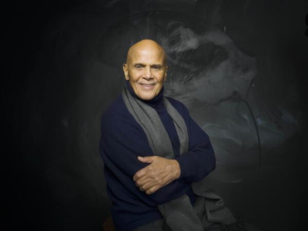 FILE - Actor, singer and activist Harry Belafonte from the documentary film "Sing Your Song," poses for a portrait during the Sundance Film Festival in Park City, Utah on Jan. 21, 2011. Belafonte died Tuesday of congestive heart failure at his New York home. He was 96. (AP Photo/Victoria Will, file)