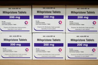 FILE - Boxes of the drug mifepristone sit on a shelf at the West Alabama Women's Center in Tuscaloosa, Ala., March 16, 2022. An “anti-vice” law from the 19th century is at the center of a new court ruling that could soon halt access to the leading abortion drug in the U.S. On Friday, April 7, 2023, a Trump-appointed judge in Texas sided with Christian conservatives in ruling that the Comstock, enacted in the 1870s, prohibits sending the long-used drug through the mail. (AP Photo/Allen G. Breed, File)