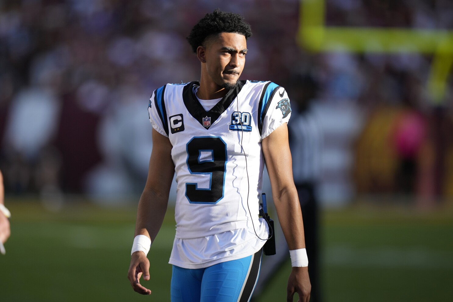 Panthers QB Bryce Young will start against Broncos after Andy Dalton  sprains thumb in car crash | AP News