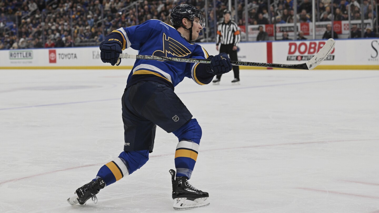 Blues Down Avalanche 3-1 with Strong Second Period