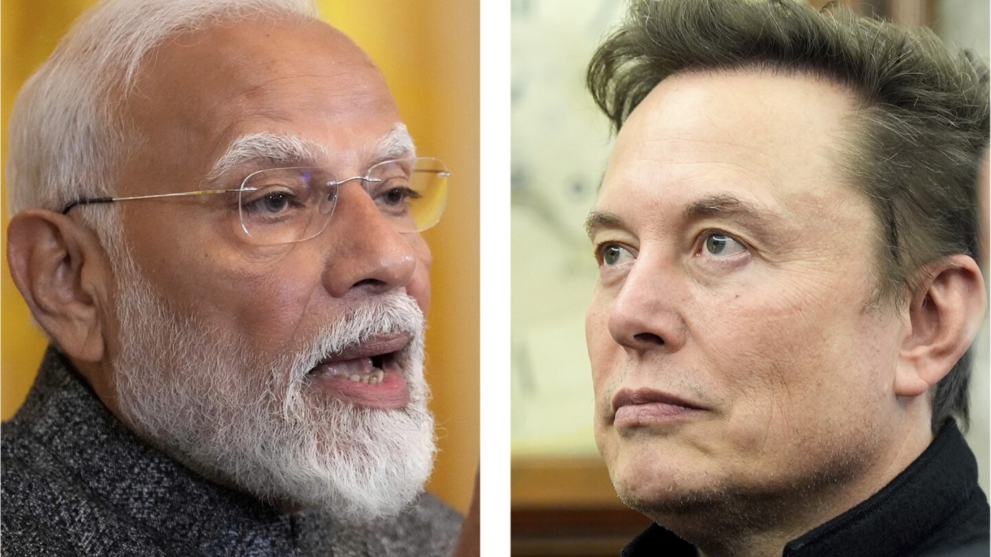 NEW DELHI AP — Elon Musk’s Starlink signed an agreement