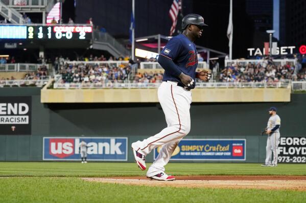 Miguel Sano leaves Twins game being hit by pitch