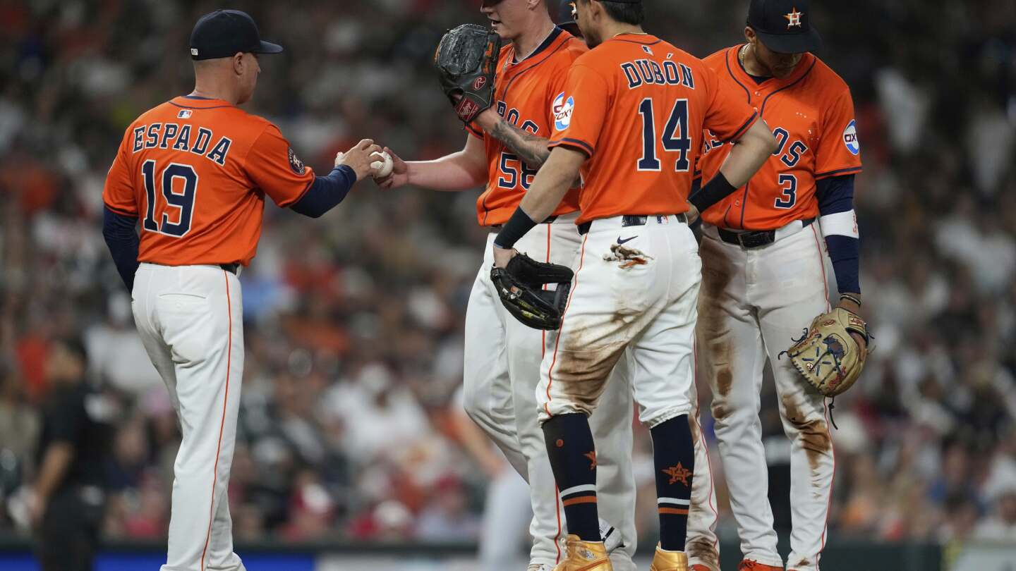 Astros' Hunter Brown Strikes Out Nine Beats Reds 3-0
