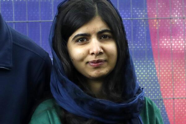 FILE - Malala Yousafzai, Pakistani Nobel Peace Prize winner, appears at the Cricket World Cup opening party along The Mall in London, on May 29, 2019. Yousafzai announced her marriage on Twitter, Tuesday, Nov. 9, 2021. (AP Photo/Kirsty Wigglesworth, File)