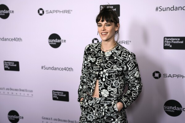 Kristen Stewart attends the 2024 Sundance Film Festival's Opening Night Gala on Thursday, Jan. 18, 2024, in Kamas, Utah. (Photo by Charles Sykes/Invision/AP)