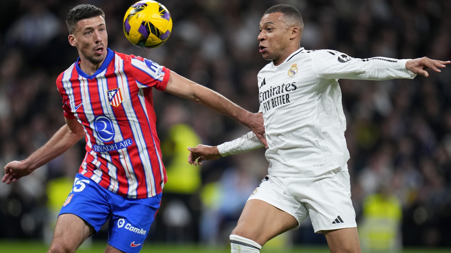 Mbappé, Álvarez score as Madrid derby ends 1-1